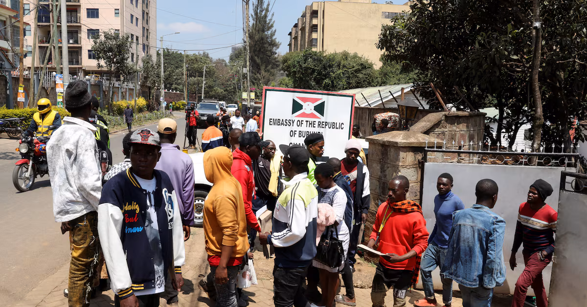 Burundi has called for the protection of its citizens in Kenya as hundreds seek travel documents following concerns over a crackdown on undocumented foreign traders.